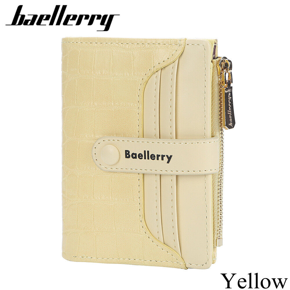 Baellerry Women Wallets 2022 New Luxury Brand  Small Mini Coin Purse Hasp Card Holder Lady Wallet Zipper Female Leather Buckle