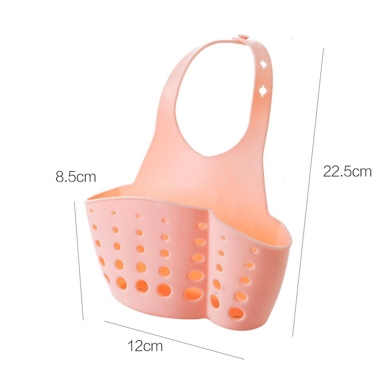 CNMF Sink Drain Basket Hanging Storage Rack Sponge Brush Holder
