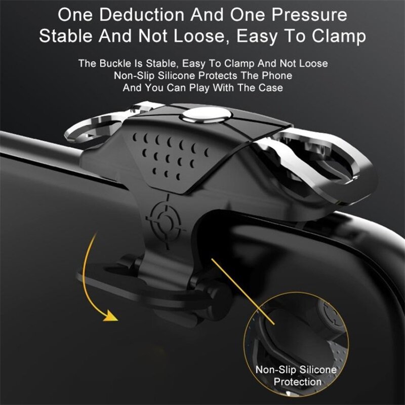 BlueWow X10 L1R1 Gaming Trigger Controller Metal PUBG Mobile Controller Mobile Game Auxiliary Artifact