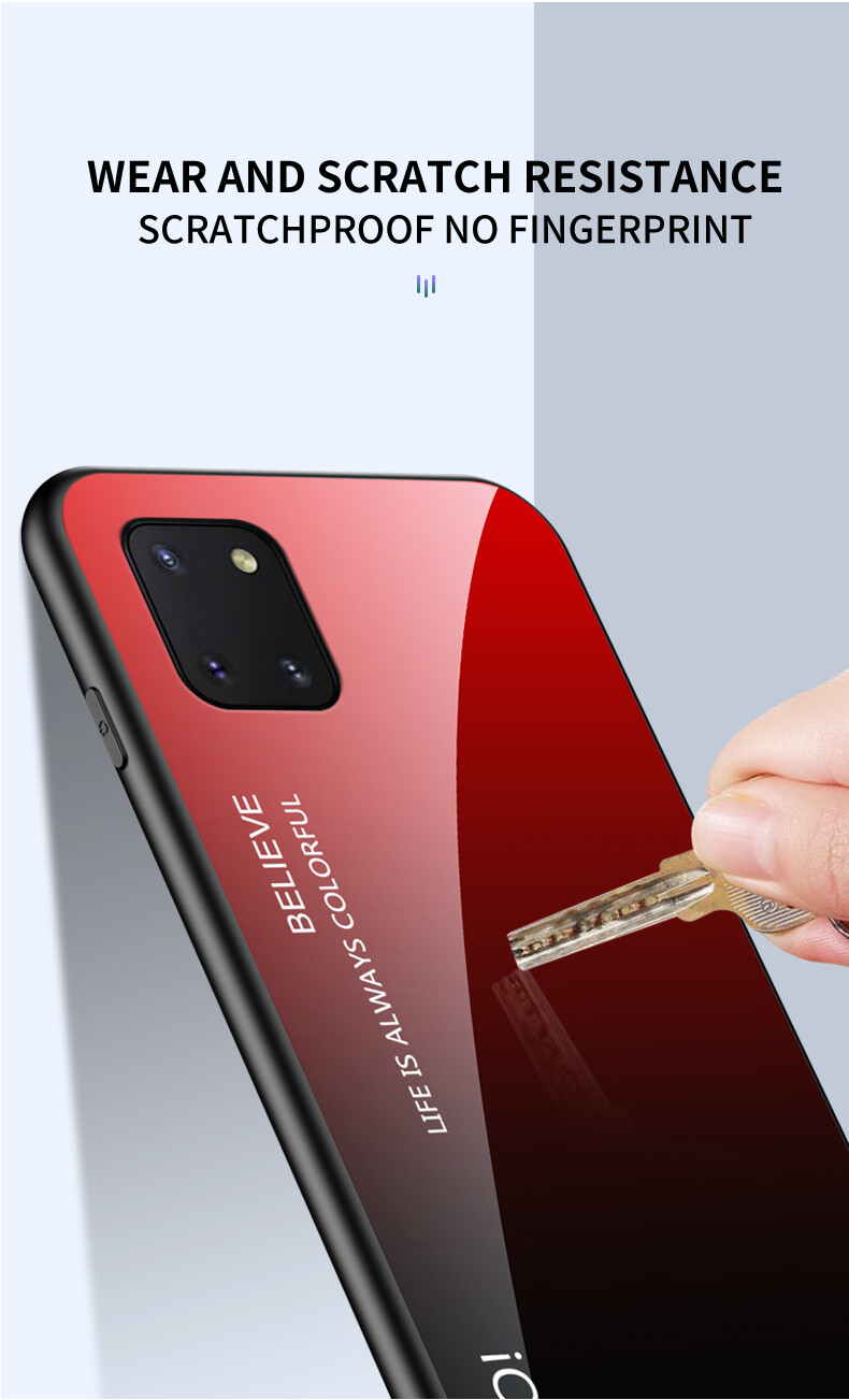 Ốp Cho Samsung Galaxy Note 10 Lite Ốp Lưng Điện Thoại Bằng Kính Cường Lực Tốt Ốp Cho Samsung Galaxy Note10 Lite Ốp Kính Mát Thời Trang