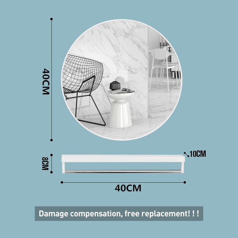 OTA[READY STOCK] Bathroom Mirror Cermin Bilik Mandi Round decorative