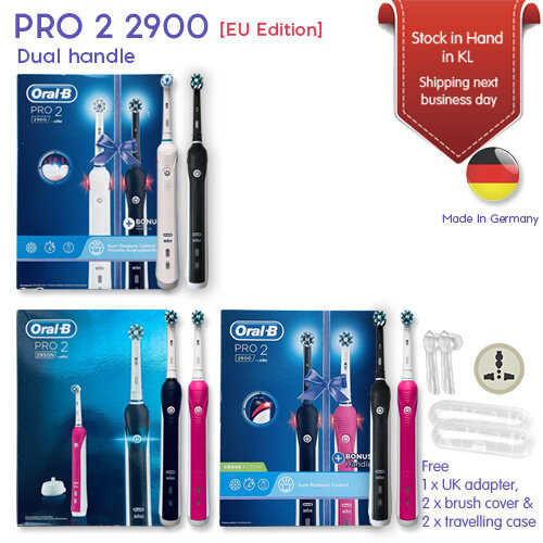 Oral-B Pro 2900 2950 Set of brush handles CrossAction Electric