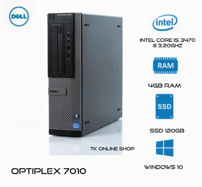 Desktop DELL OptiPlex 3020 - SFF - Core i5 4th Gen / Ram 4GB & HDD 500GB used