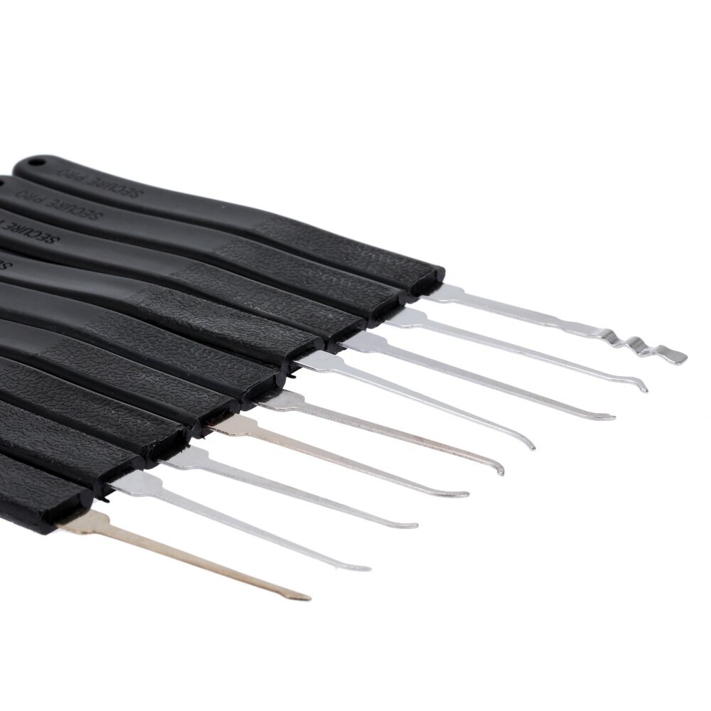 9pcs Door Lock Pick Quick Opener Tools Set Professional Locksmith Tool with 2 Little Wrenches