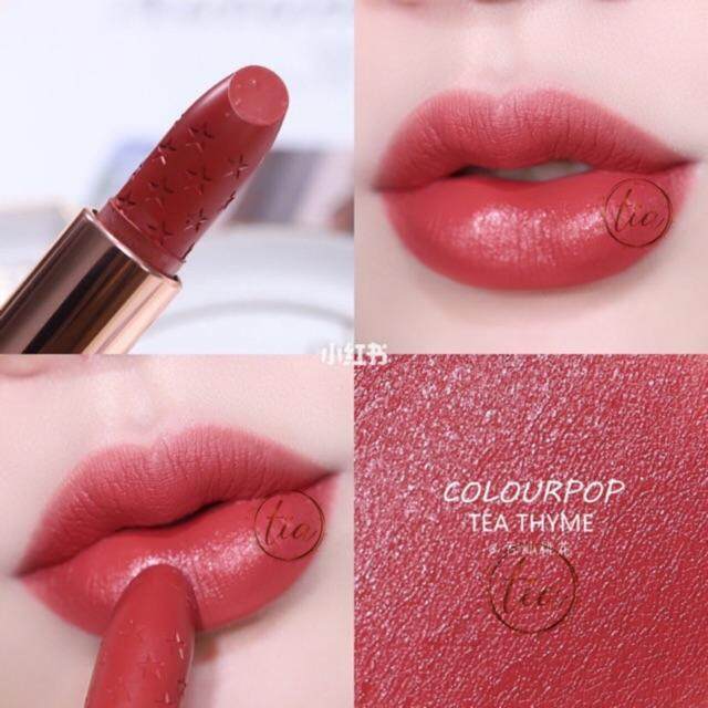 colourpop lux lipstick tea thyme