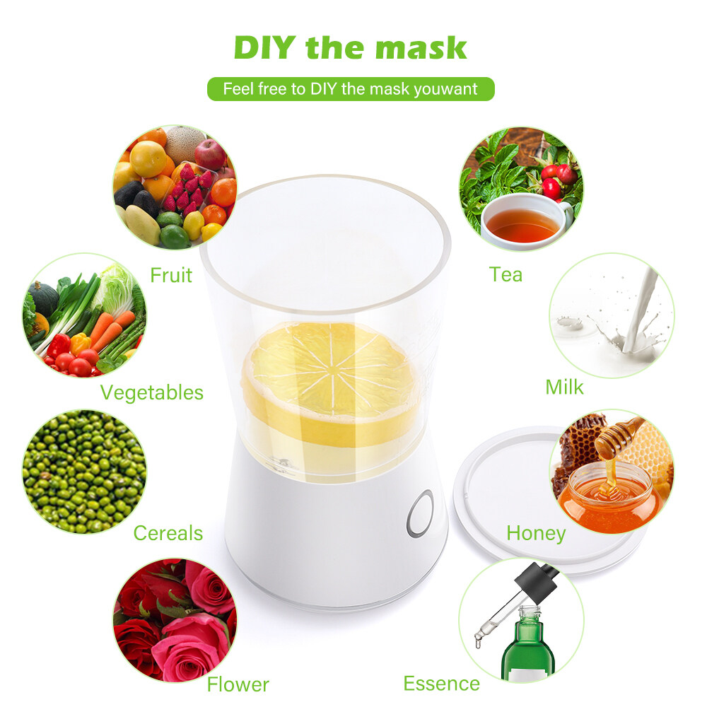 Face Mask Machine DIY Face Mask Maker Automatic Vegetable Face Mask Natural Collagen Fruit Face Mask Machine Beauty Facial SPA