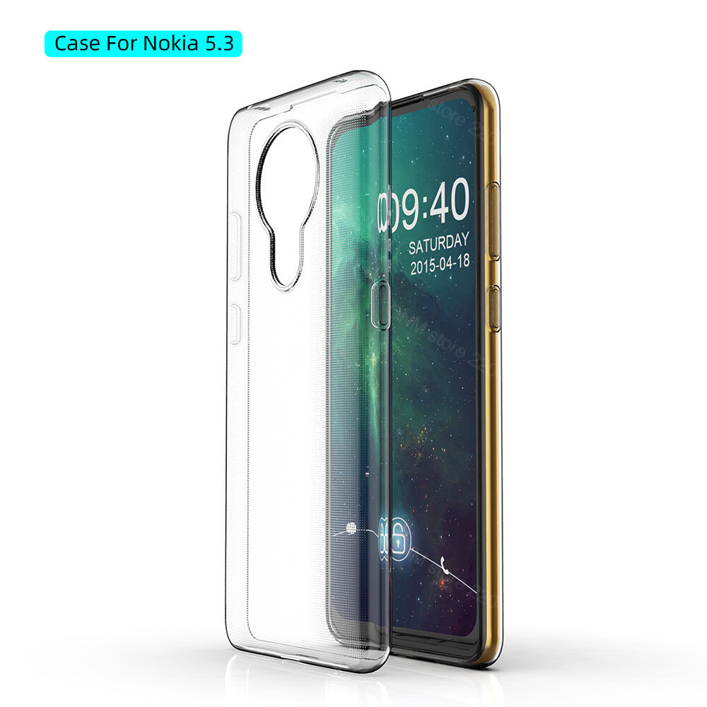 Ốp dẻo trong suốt Nokia 5.3 (Loại đẹp)