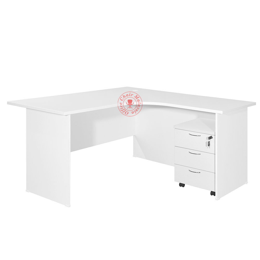 Package L Shape Table with drawer 3D / Office Table / Office Desk