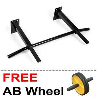 Sellincost 4 Grips Press Wall Mounted Pull Up Chin Up Bar 1 Yr