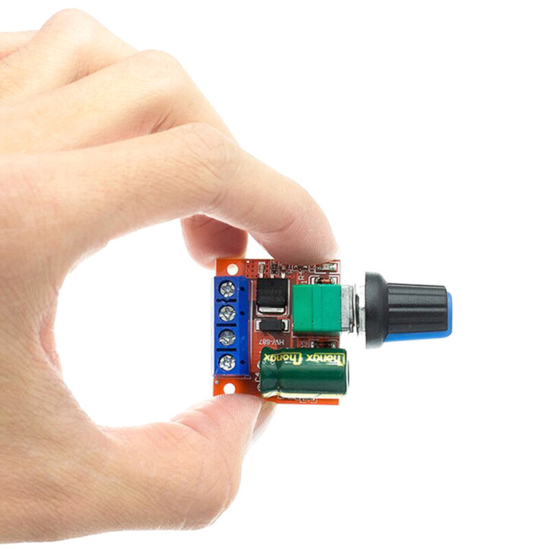 💖Tốt nhất buyle Mini 5A 90W Tốc độ động cơ PWM một chiều điều khiển mô-đun DC-DC 5V-35V điều khiển bộ điều chỉnh hiệu chuẩn đốc chuyển đổi LED dimmer