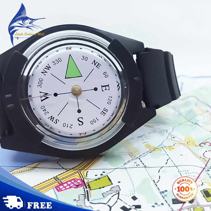 Wrist Type Compass Portable Waterproof High Precision Wrist Watch Compass