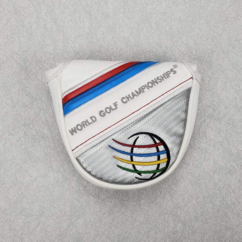 【Originals】【READY STOCK】WGC World Championship Silver Golf Hybrid Driver Fairway Wood Headcover High Quality For Golf Head Cover Free Shipping
