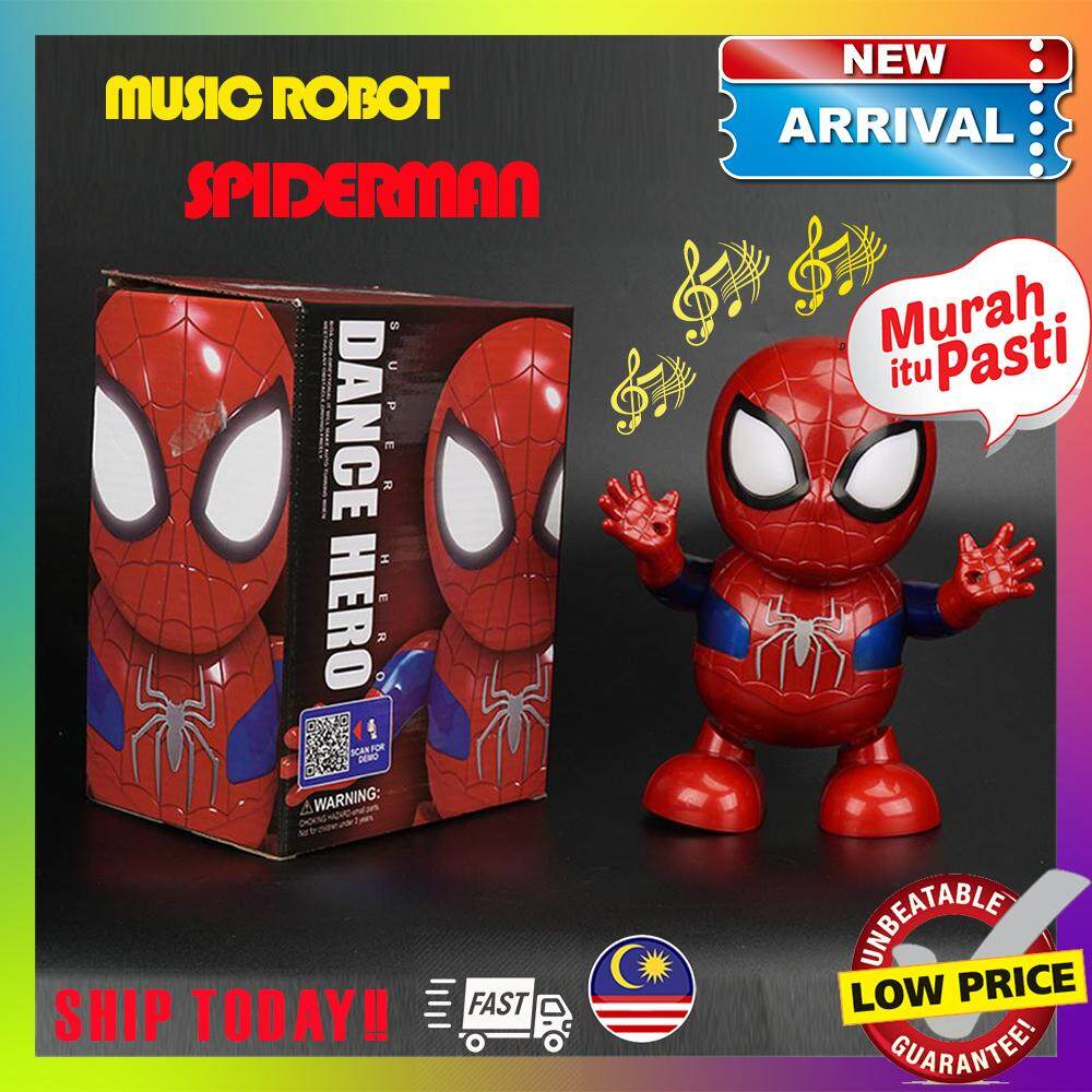 spiderman dancing robot