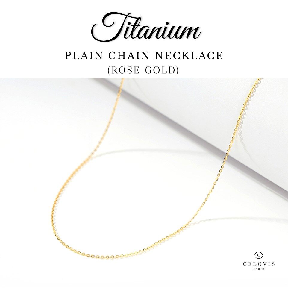 plain chain necklace