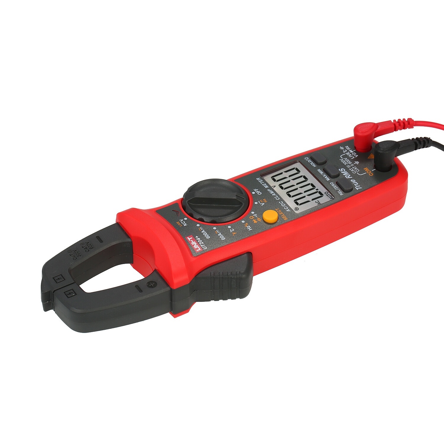 UNI-T Đồng Hồ Kẹp Kỹ Thuật Số Đếm UT204 + 6000 Ampe Kế Vạn Năng RMS Thật Đồng Hồ Đo Điện Áp, Máy Kiểm Tra Vạn Năng Kiểm Tra NCV Thiết Bị Kiểm Tra Kẹp Dòng Điện AC/DC-Kiểm Tra Trực Tiếp Đo Nhiệt Độ 40 ~ 1000 ° C