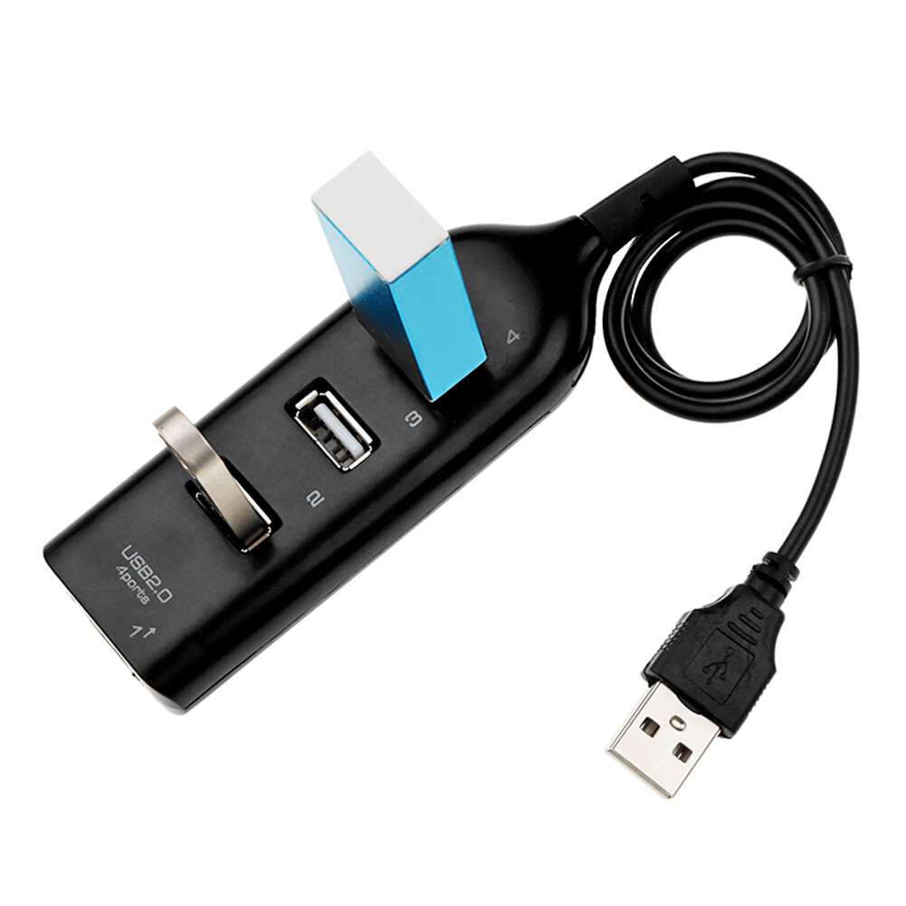 USB Hub 5Mbps High Speed Multi USB 2.0 Adapter Expander 4 Port Splitter