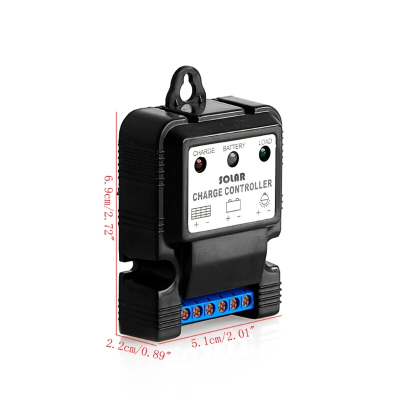 Bộ Điều Khiển Sạc Pin Năng Lượng Mặt Trời Tự Động 6V 12V 10A, Bộ Điều Chỉnh Sạc Pin PWM Nóng