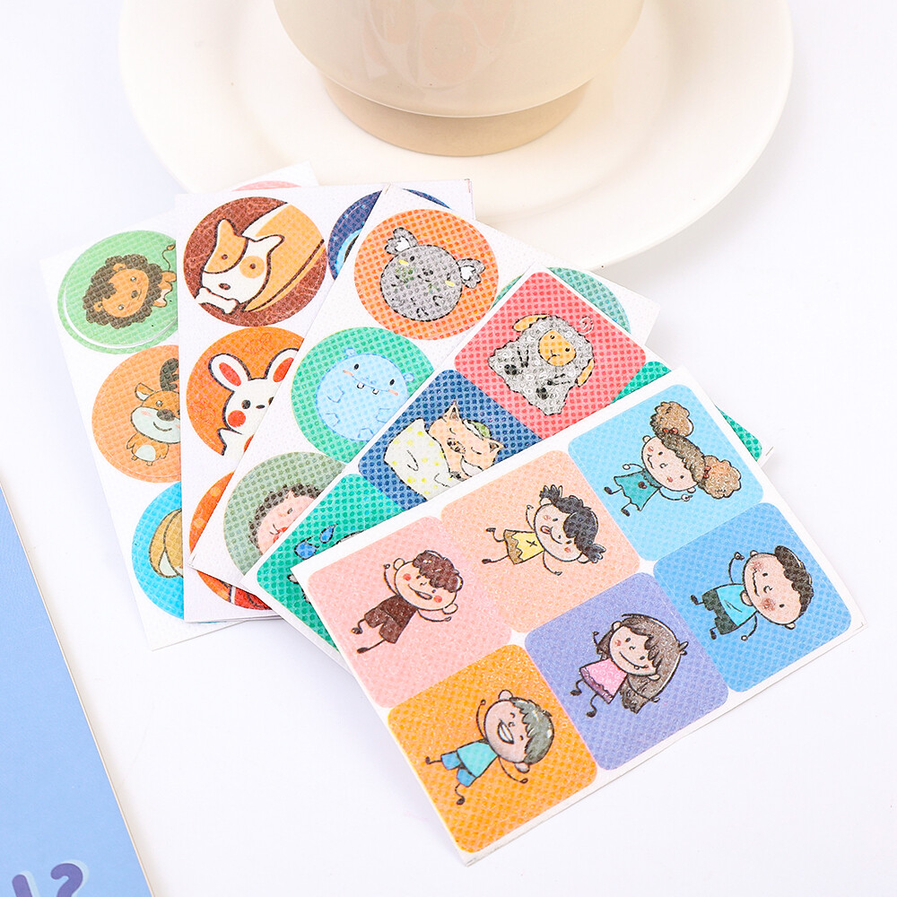 36/72pcs Cartoon Anti-mosquito Stickers Plant Mosquito Stickers