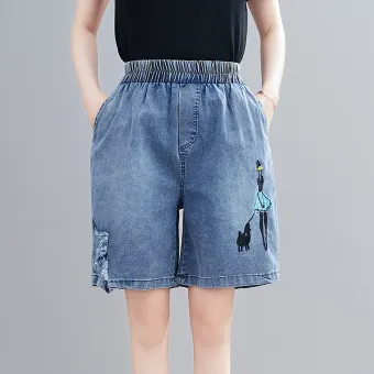 jean shorts that flare out