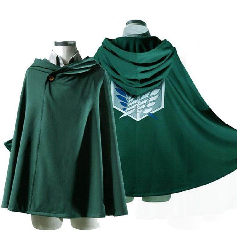 Novelty Anime Shingeki No Kyojin Cloak Cape Clothes Unisex Coser Cloak Cartoon Costumes Cosplay Attack on Titan Oversize