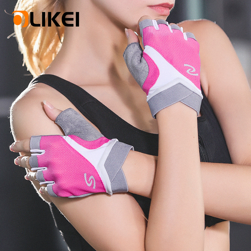 Găng tay nửa ngón cho Nam Nữ Găng Tay Nửa Ngón Găng tay thể thao găng tay đạp xe ngoài trời thoáng khí Găng tay tập yoga chống trượt