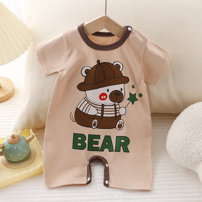 Summer Cartoon Baby clothes baby boy romper newborn clothes infant clothes baby jumper short baby girl romper 0-12 months jumpsuit