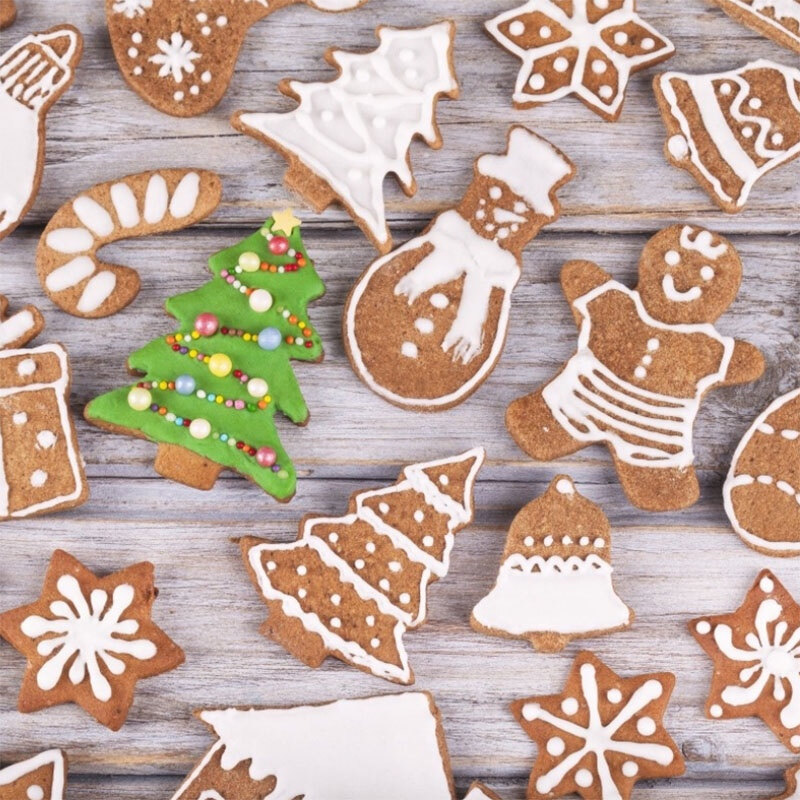 Cây Giáng Sinh Khuôn Nhà Bếp trang trí bánh nướng Pastry dụng cụ cắt bánh quy Biscuit Gingerbread Công Cụ