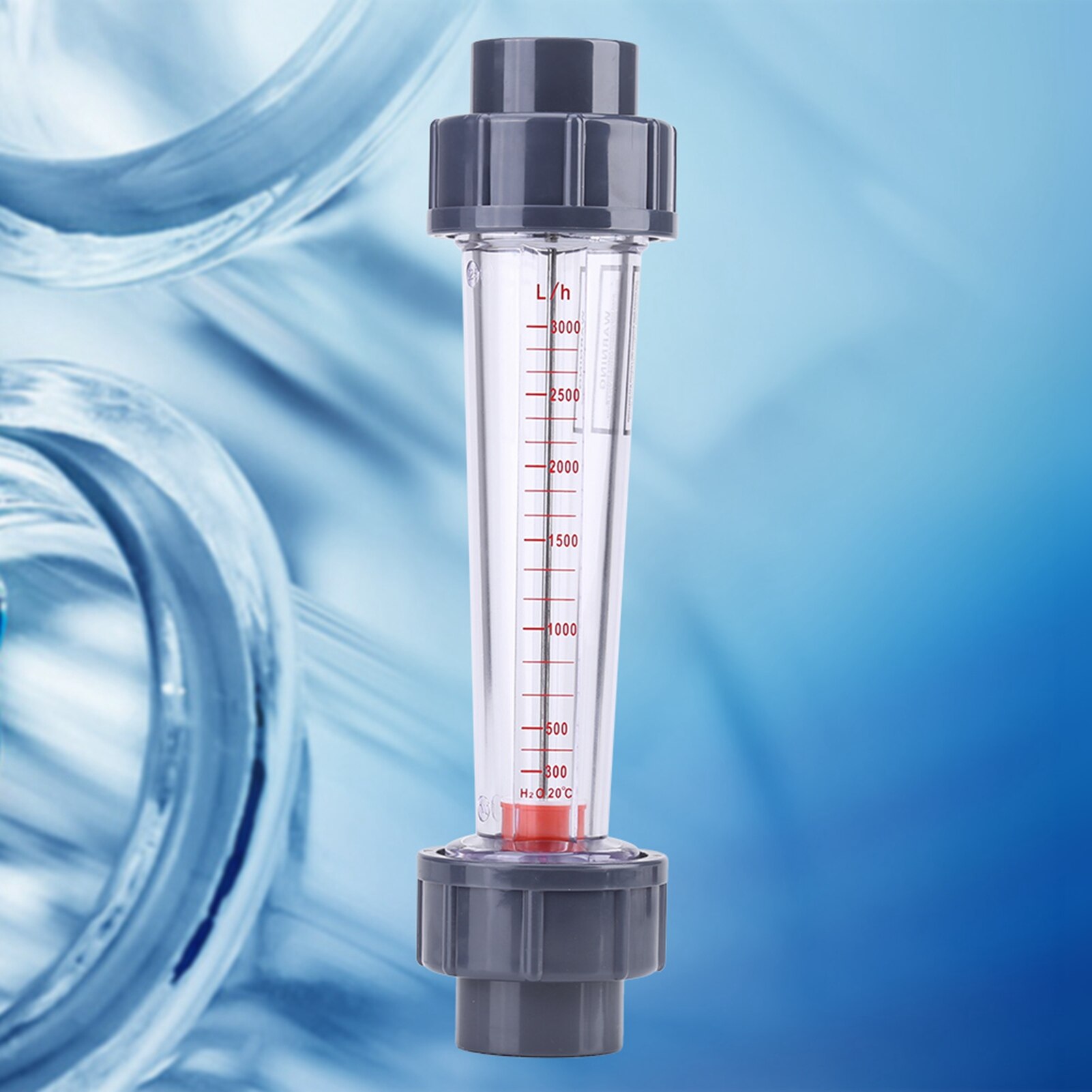 Elbow flowmeter lzs-25 plastic tube type lzs-25 flow meter 300-3000l/h water rotameter