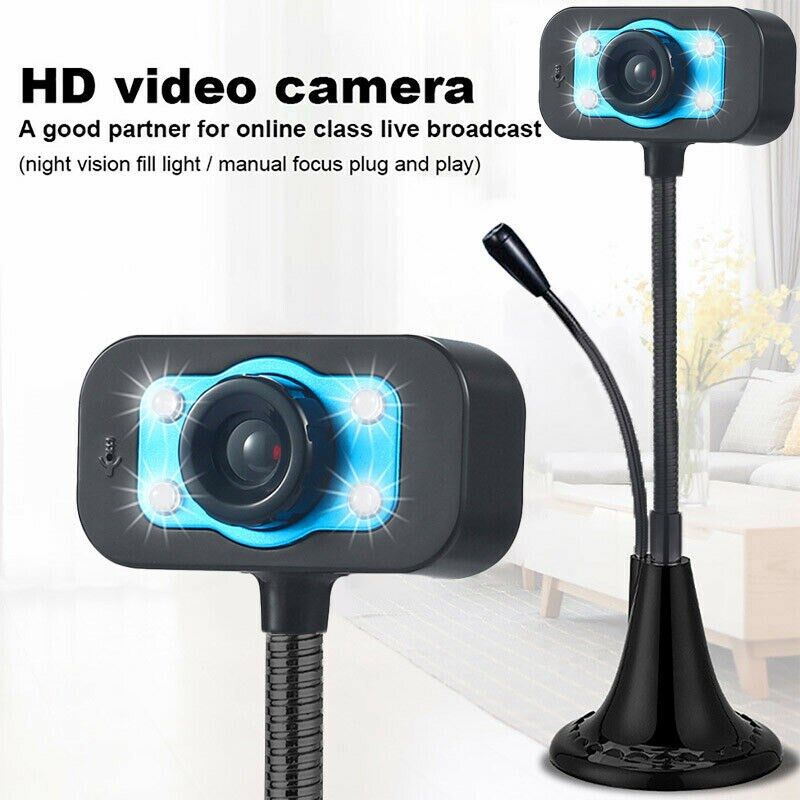 Amorus HD Camera Computer Webcam Online Classes Video Live Broadcast Digital Camera