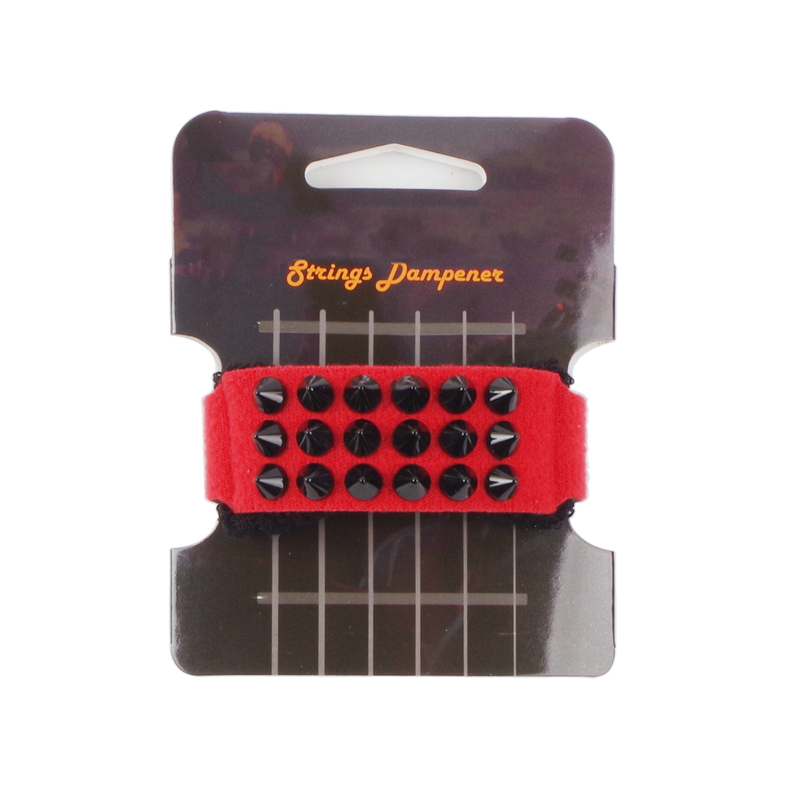 18cm Guitar String Mute Guitar Gear Fretboard Muting Wrap Punk Style String Dampener String Muter for 6-String Guitar