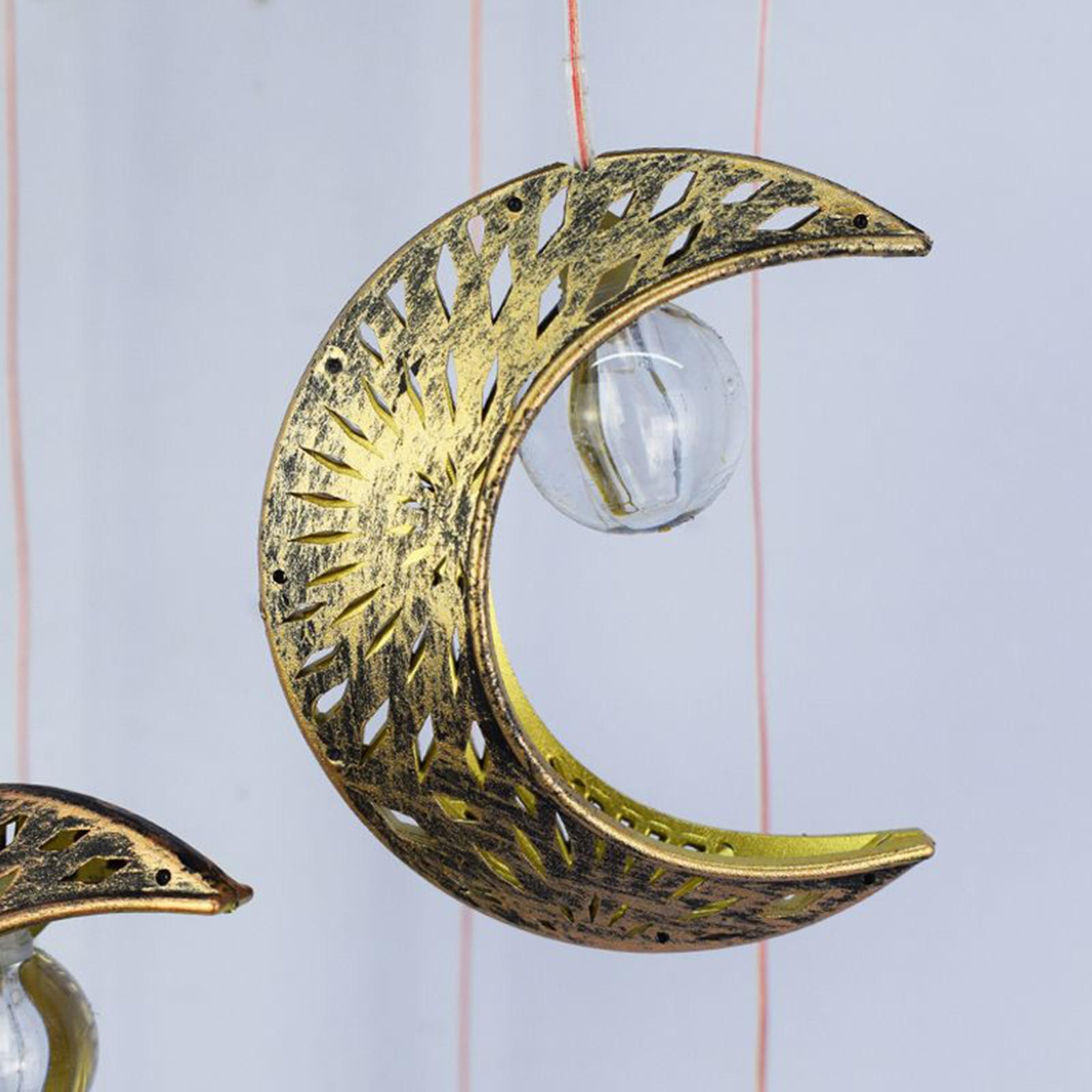 Blesiya Solar Wind Chimes with Hook Unique Decor for Garden Yard Patio