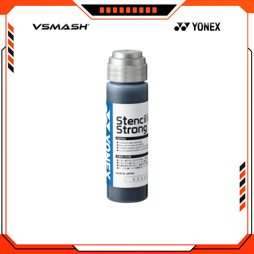 YONEX ステンシルインキ ストロング.AC472ブラック 6本セット 89