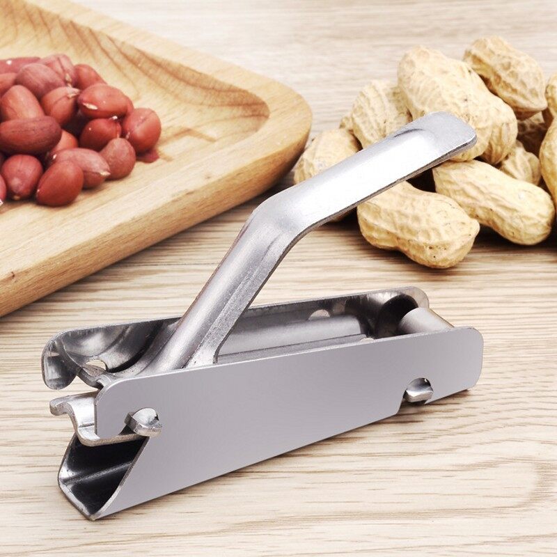 Stainless Steel Melon Seed Pliers Peel Melon Seeds Artifact Pine Nut Opening Device Dial Peanuts Small Open Shell Clip Sheller Nut Cracker Tool Kitchen Gadgets Accessories