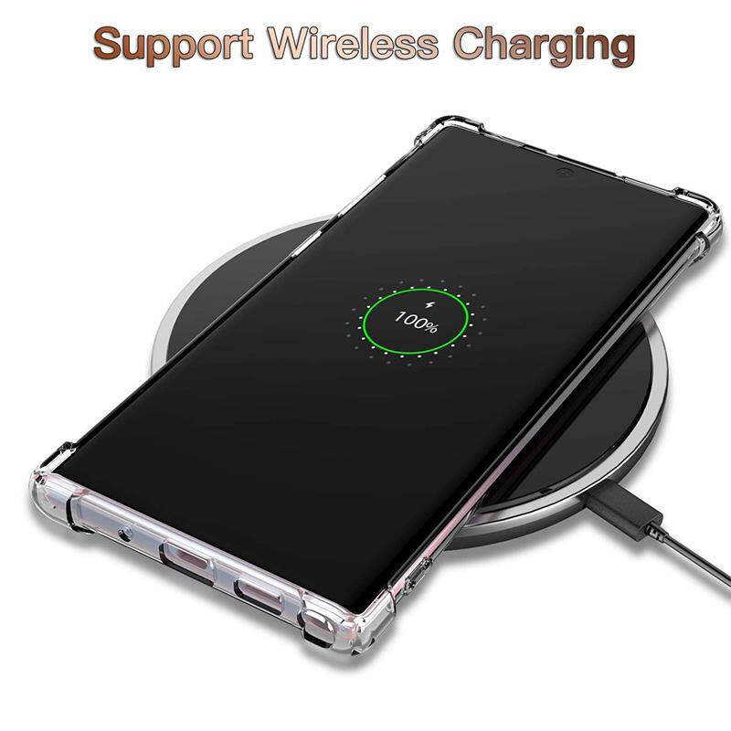 LUOWAN Ốp Lưng Galaxy Note 10 Plus Ốp Mềm TPU Chống Sốc Chống Va Đập Bảo Vệ Mỏng Cho Samsung Galaxy Note 10 Plus (Trong Suốt)