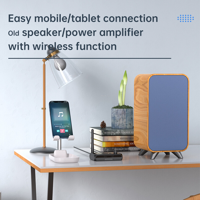 New Bluetooth 5.3 thiết bị thu nhận âm thanh không dây hỗ trợ U-đĩa Đầu chuyển âm thanh với AUX 3.5 mét RCA quang jack cho TV trên xe Loa PC