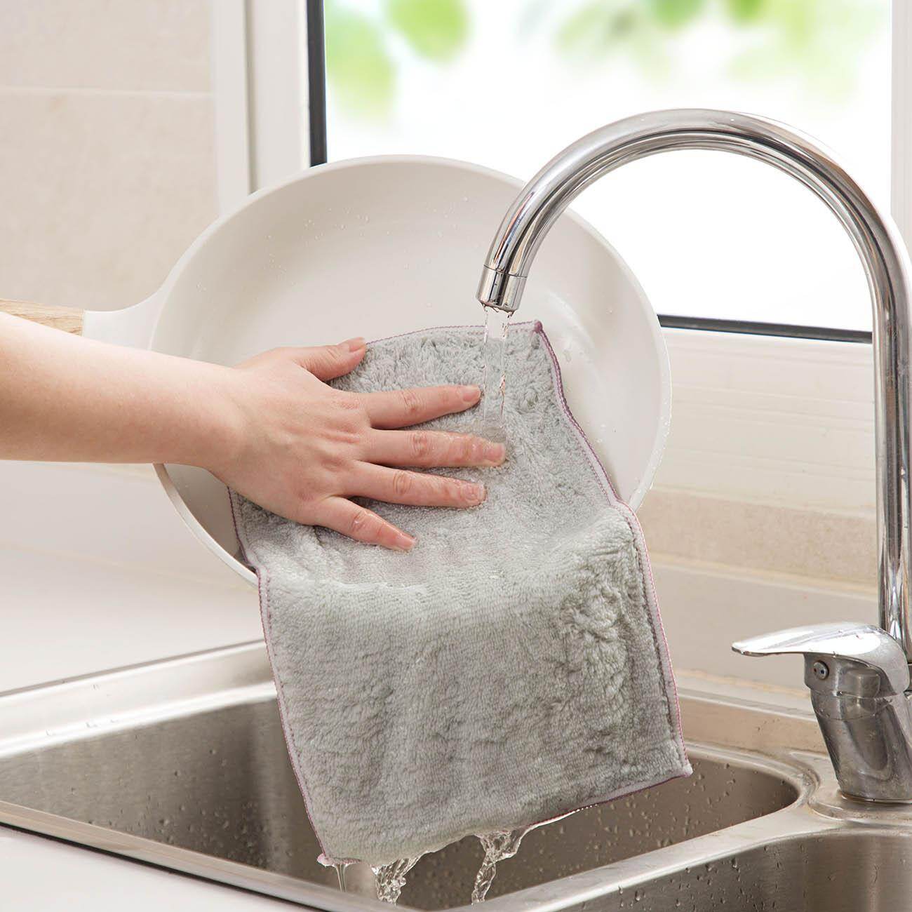 Khăn Lau Chén Homenhome 30X19 Cm, 1 Chiếc Khăn Lau Nhà Bếp Bằng Vải Polyester Thấm Nước