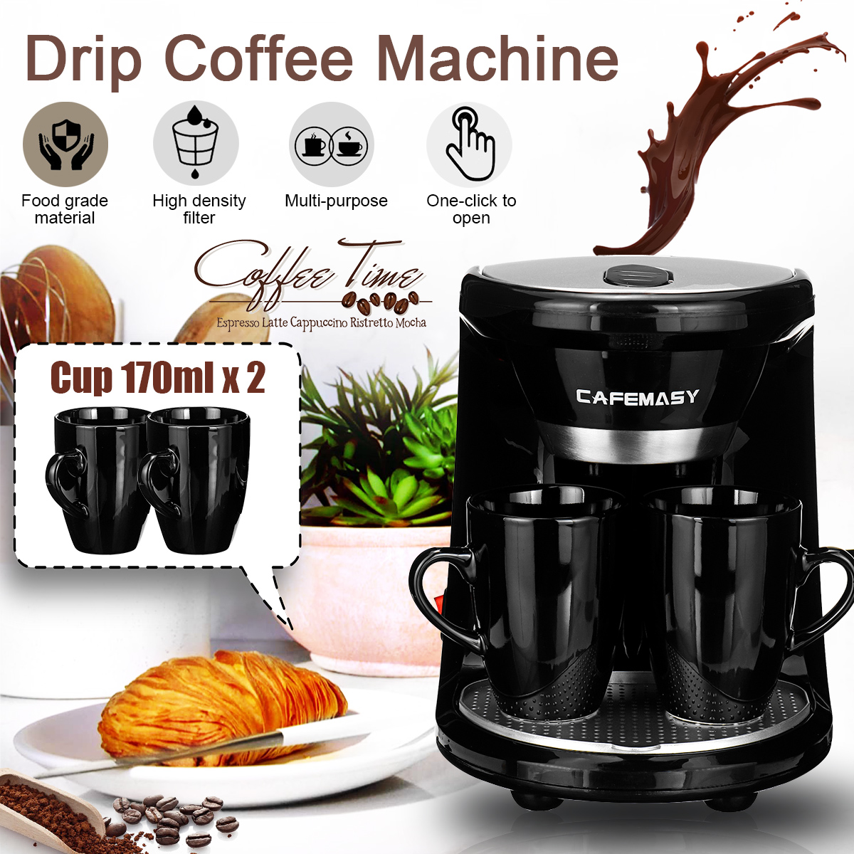 Coffee Machine American Drip Coffee 