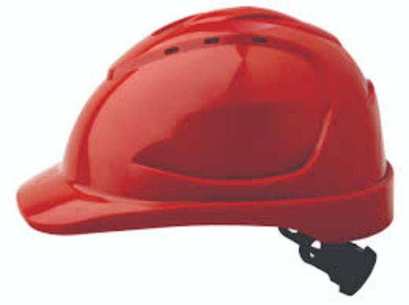 V9 Hard Hat with Ratchet Harness