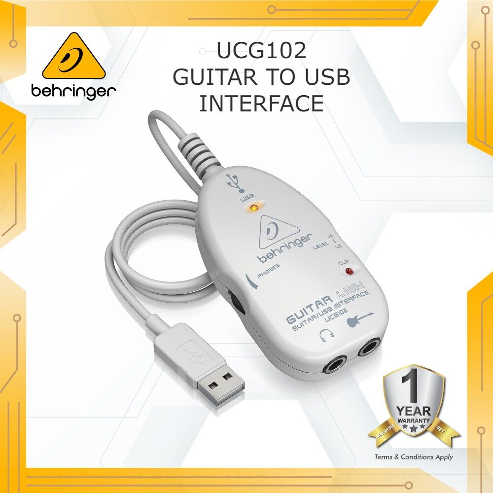 Behringer ucg102 deals