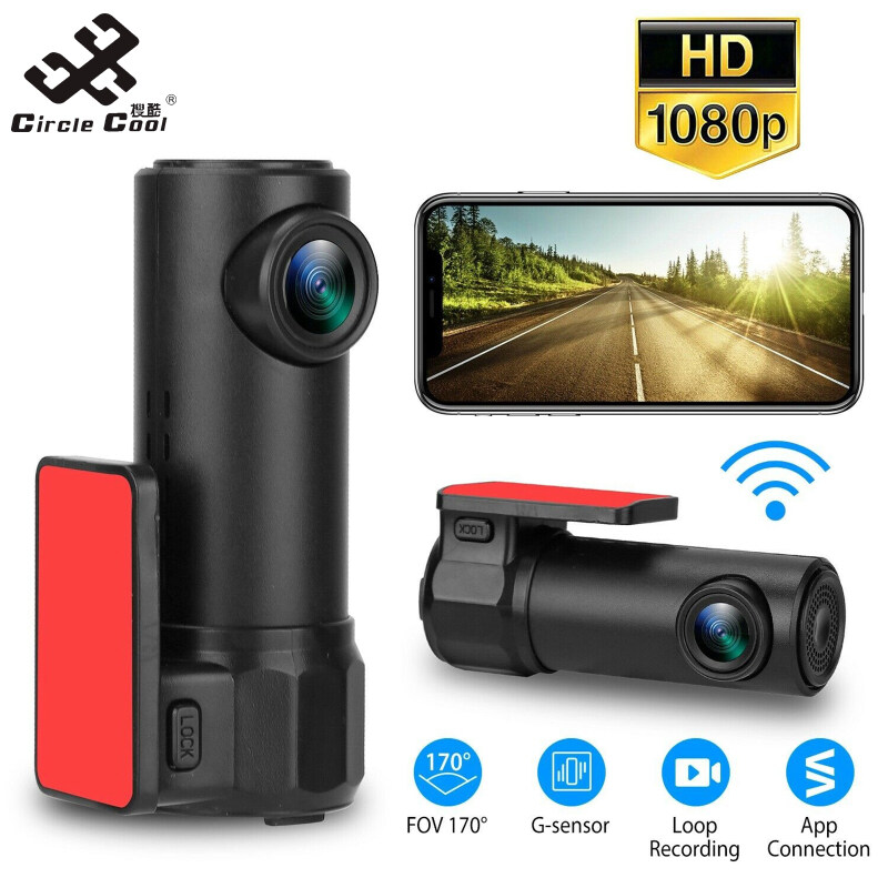 Camera Dvr Xe Hơi Wifi Không Dây Circle Cool 1080P Hd Camera Hành Trình
