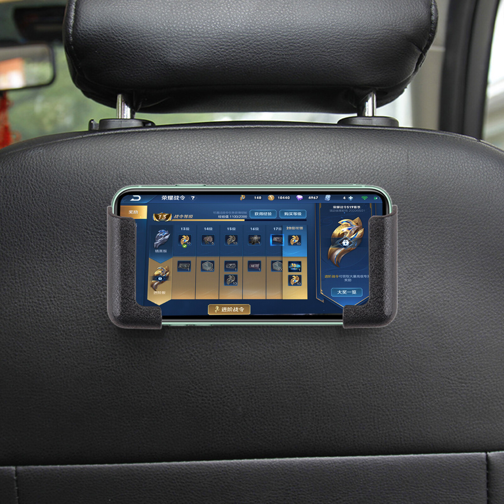 Car Phone Holder Multifunctional Adjustable Width Strong Adhesive Anti-scratch Easy Installation Auto Interior Accessories Universal Car Dashboard Mobile Phone GPS Mount Stand for Driving Car Phone Mount