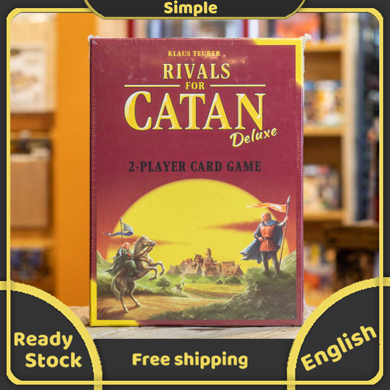 Rivals for Catan Board Game for 2 Players Card Game for Adults & Family Strategy Card Game Adventure Card Game