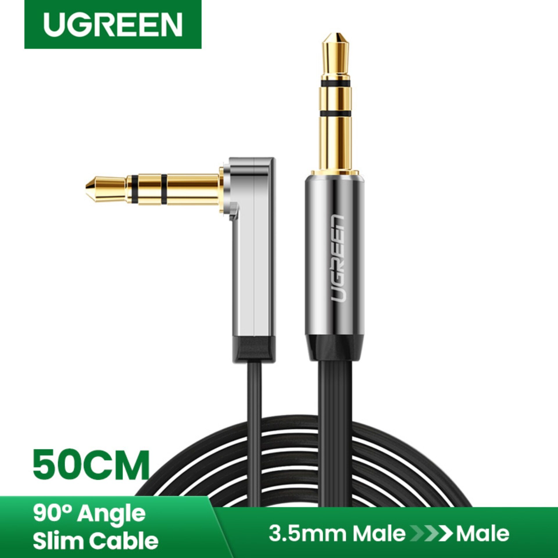 >> BÁO GIÁ CỌC LOA 3 TÁC DỤNG BẮP CHUỐI - CÀNG CUA - MỎ CHIM CHO LOA AMPLIFIER - GIẮC CẮM ÂM THANH CHO LOA AMPLI (1 CHIẾC | Shopee Lazada Sendo Tiki mới nhất 74 UGREEN Cáp Giắc Cắm Âm Thanh Phụ Trợ 3 Mét 3.5Mm Góc Phải 90 Độ Cho Apple iPhone IPod iPad Điện Thoại Thông Minh Máy Tính Bảng Và Loa Samsung (Màu Đen)