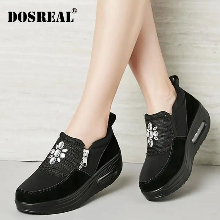 thick sole boat shoes