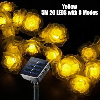 solar light table