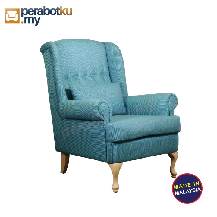 Wing Chair Sofa Living Room Wing Chair Comfortable Wing Chair Murah Malaysia Made Solid Material Lazada