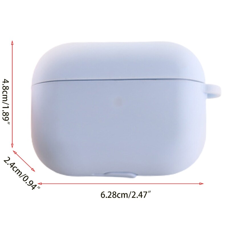 Silicone for Case Protective for Case Silicone Shockproof for Apple  3 Headphone Earphone for Case Pouch Wireless