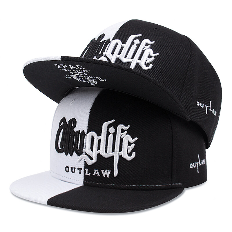 Mũ Lưỡi Trai Topi Lelaki 2PAC Mũ Bóng Chày Nam Nữ, Mũ Lưỡi Trai Phong Cách Hip Hop Trẻ Trung Mũ Trơn Mũ Thêu, Mũ Snapback