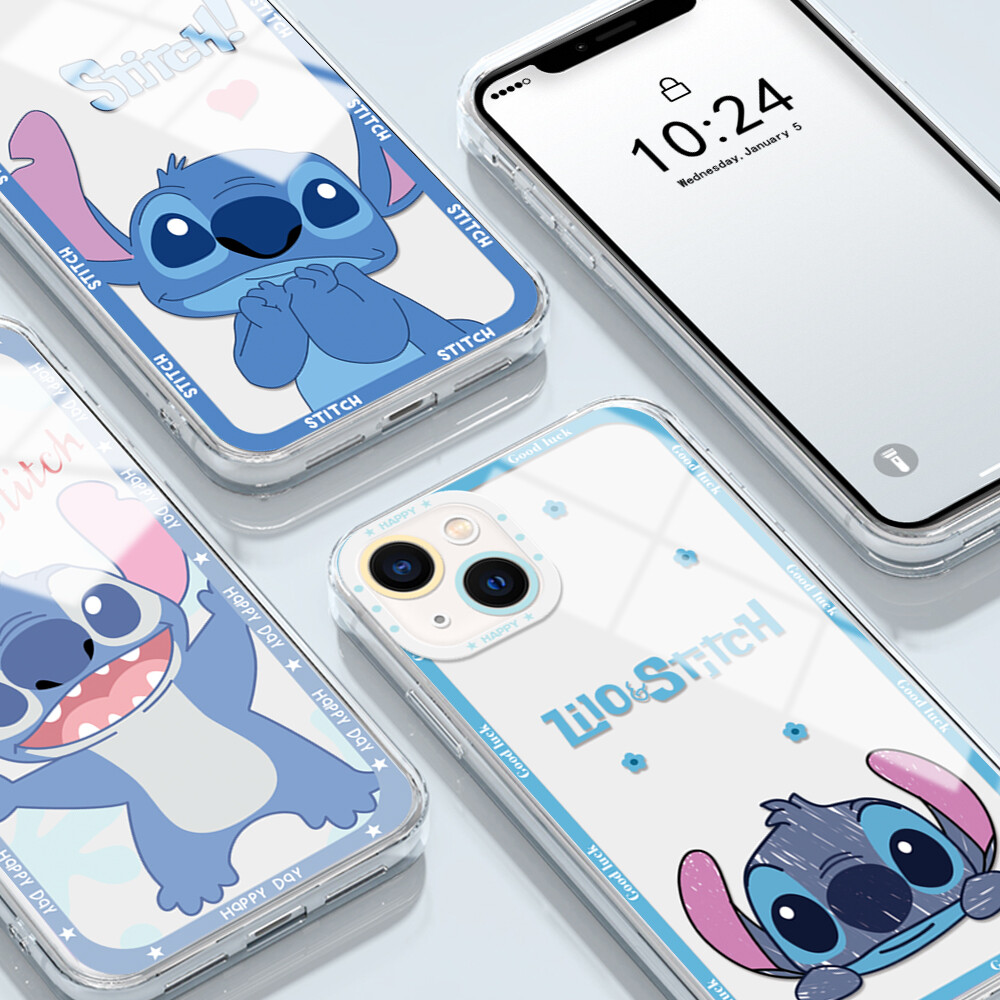 Ốp lưng Hontinga cho Xiaomi Redmi Note 14 13 Pro Plus Pro + 5g Redmi Note 12 4g 5g Note 11 Pro + 5g Ốp lưng cao su silicon mềm nhân vật hoạt hình Stitch Ốp trong suốt xuyên thấu Ốp lưng Ốp điện thoại mềm cho bé gái