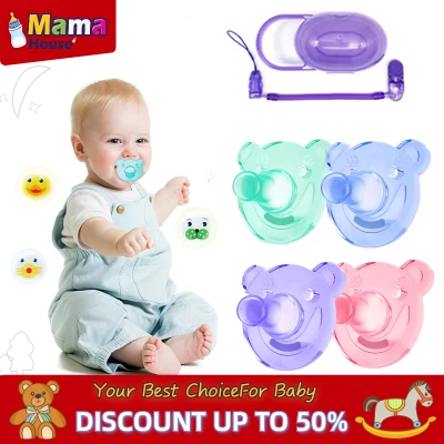 Silicone Baby Nipples Teethers Pacifiers Soother Soothie Pacifier Newborn Comfort Bite Child Ultra Soft Air Orthodontic Night Time Kosong Teethers